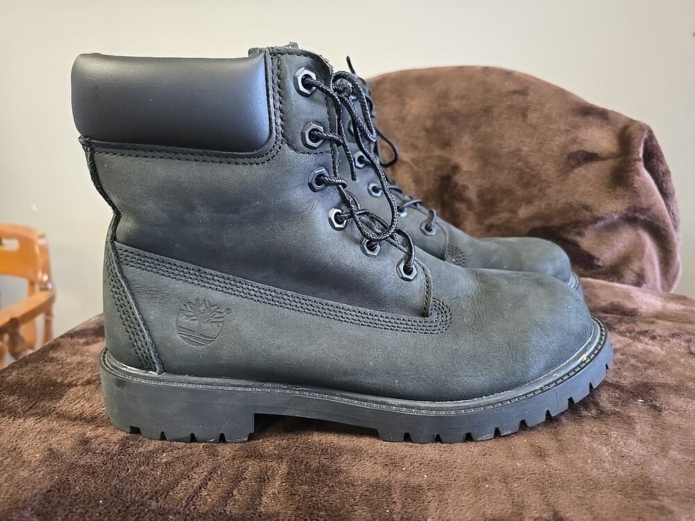 Timberland 6 Inch Premium Waterproof Boot - Black Nubuck SZ.6